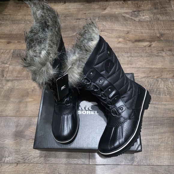 SorelTofino Waterproof Women's Black Winter Boots 7